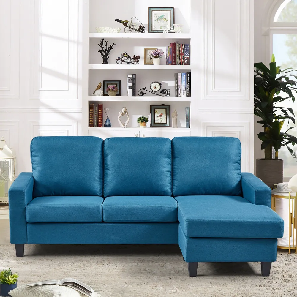 Modbury 3-Seater Reversible Corner Sofa - Teal