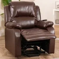 Northfield Dual Motor Riser Recliner Chair with Massage - Brown