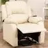 Northfield Dual Motor Riser Recliner Chair with Massage - Cream