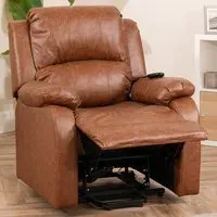 Northfield Dual Motor Riser Recliner Chair with Massage - Tan