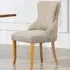 Olivola Set of 2 Dining Chairs - Light Brown, Fabric