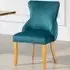 Orvino Set of 2 Dining Chairs - Teal, Velvet