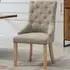 Ravenna Set of 2 Dining Chairs - Brown, Fabric