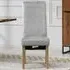 Rimini Set of 2 Dining Chairs - Silver, Velvet