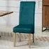 Rimini Set of 2 Dining Chairs - Teal, Velvet
