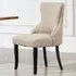 Rodello Set of 2 Dining Chairs - Light Brown, Fabric