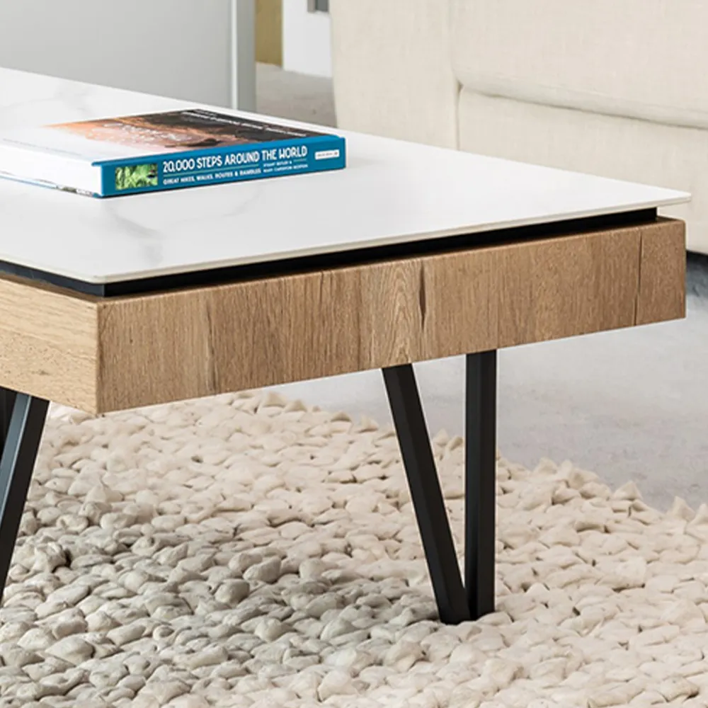 Satori Coffee Table - Grey, Stone