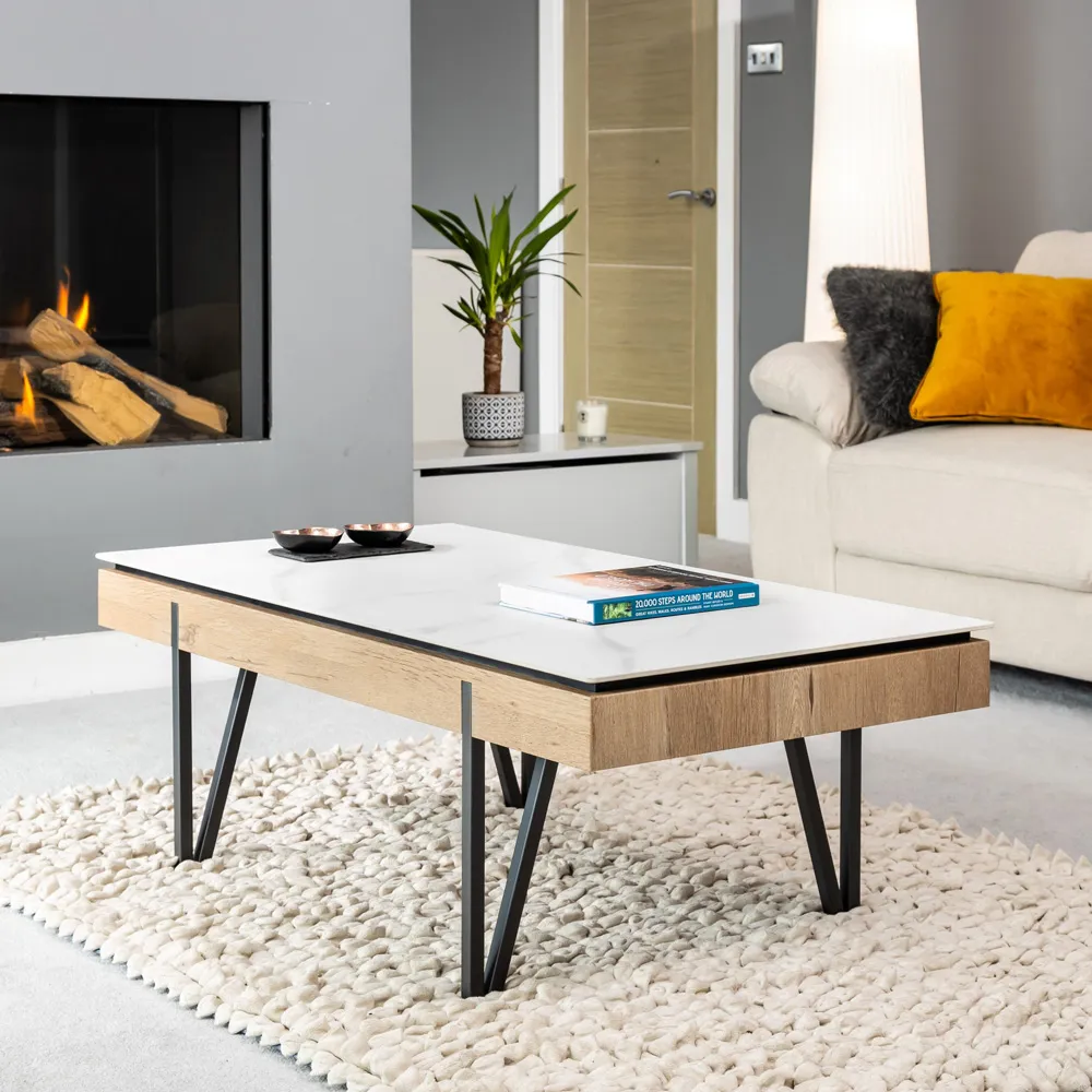Satori Coffee Table - Grey, Stone