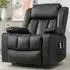 Sheridan Electric Recliner Chair with Massage and Heat - Black