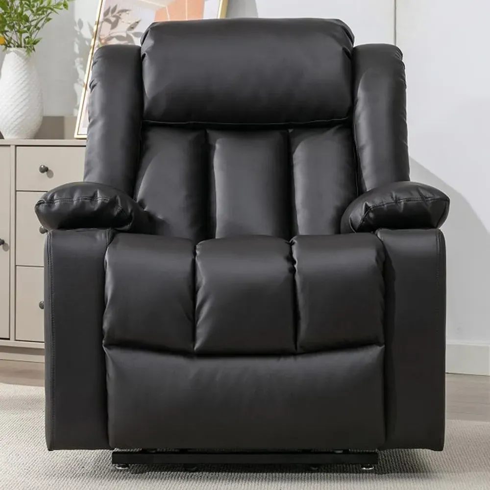 Sheridan Electric Recliner Chair with Massage and Heat - Brown