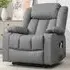 Sheridan Electric Recliner Chair with Massage and Heat - Grey