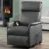 Townsend Electric Recliner Chair with Storage - Grey