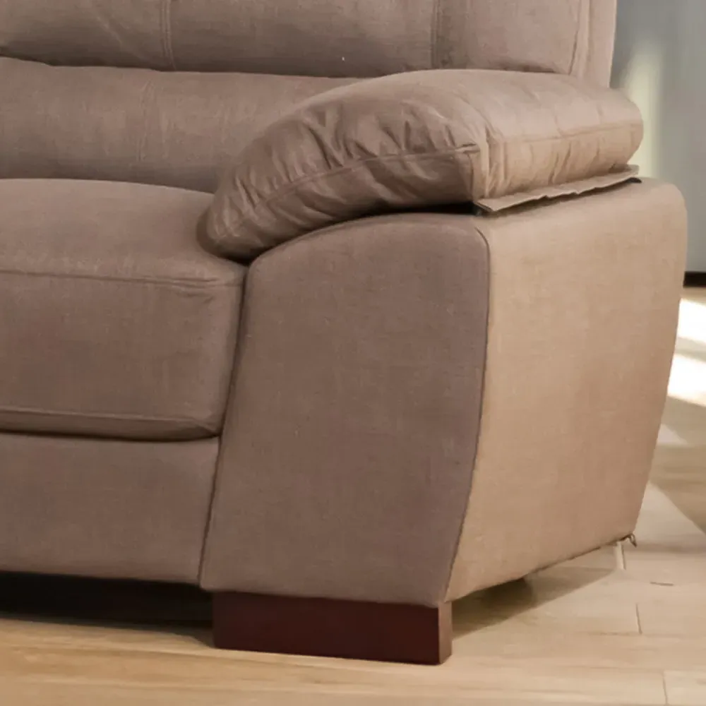 Westbrook 2-Seater Sofa - Brown, Textured Fabric