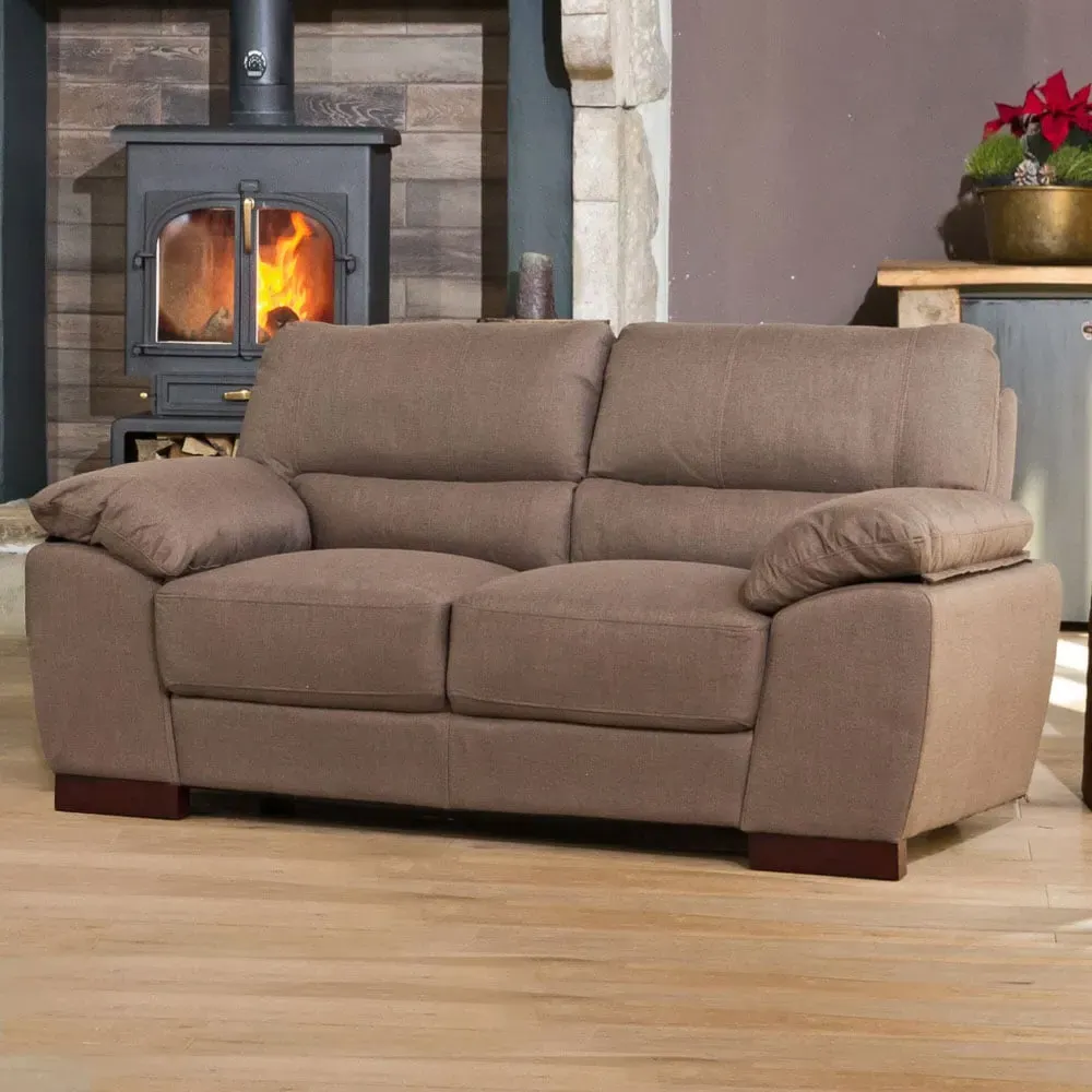 Westbrook 2-Seater Sofa - Brown, Textured Fabric image