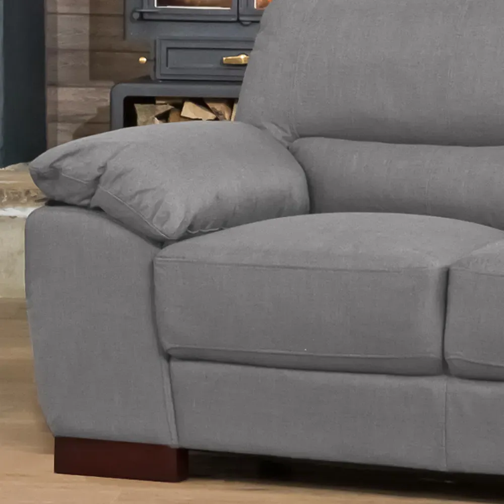 Westbrook 2-Seater Sofa - Grey, Textured Fabric