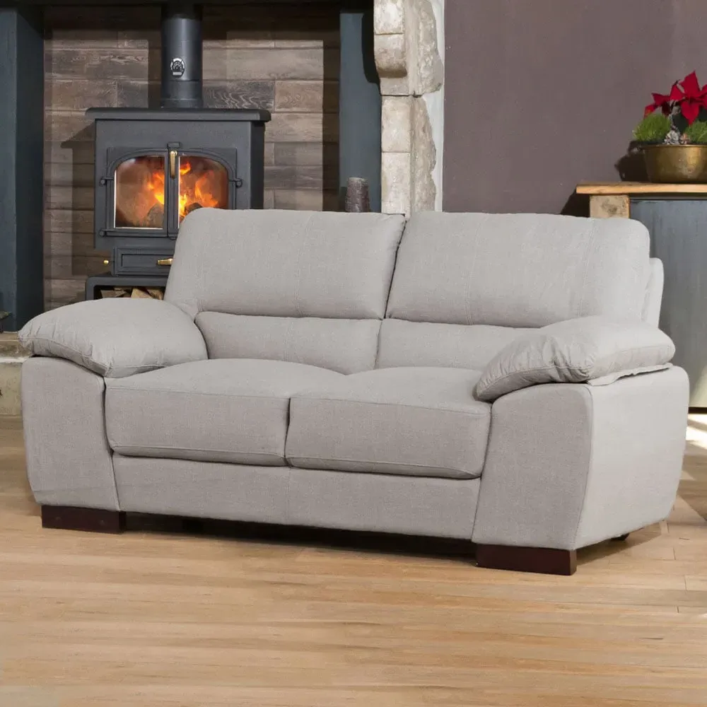 Westbrook 2-Seater Sofa - Grey, Textured Fabric