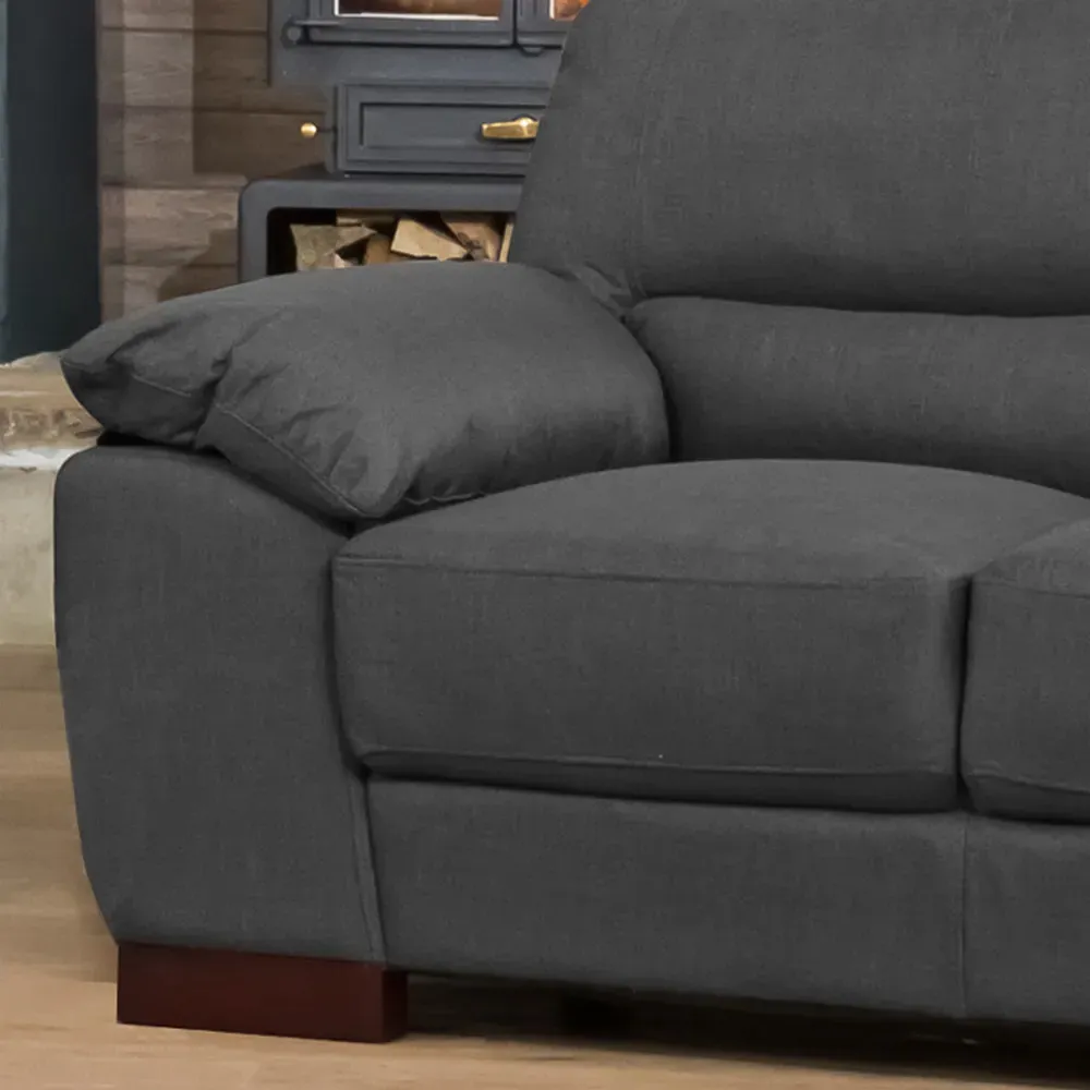 Westbrook 2-Seater Sofa - Grey, Textured Fabric