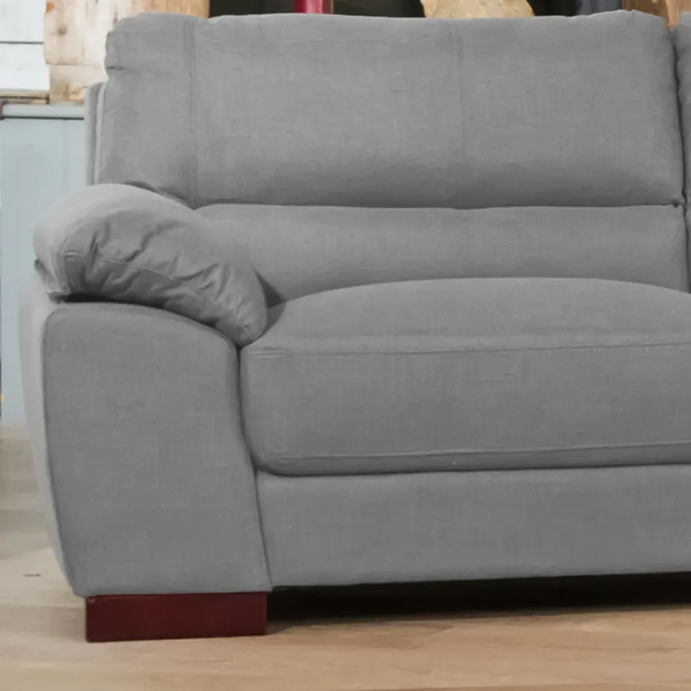 Westbrook 3-Seater Sofa - Grey, Textured Fabric