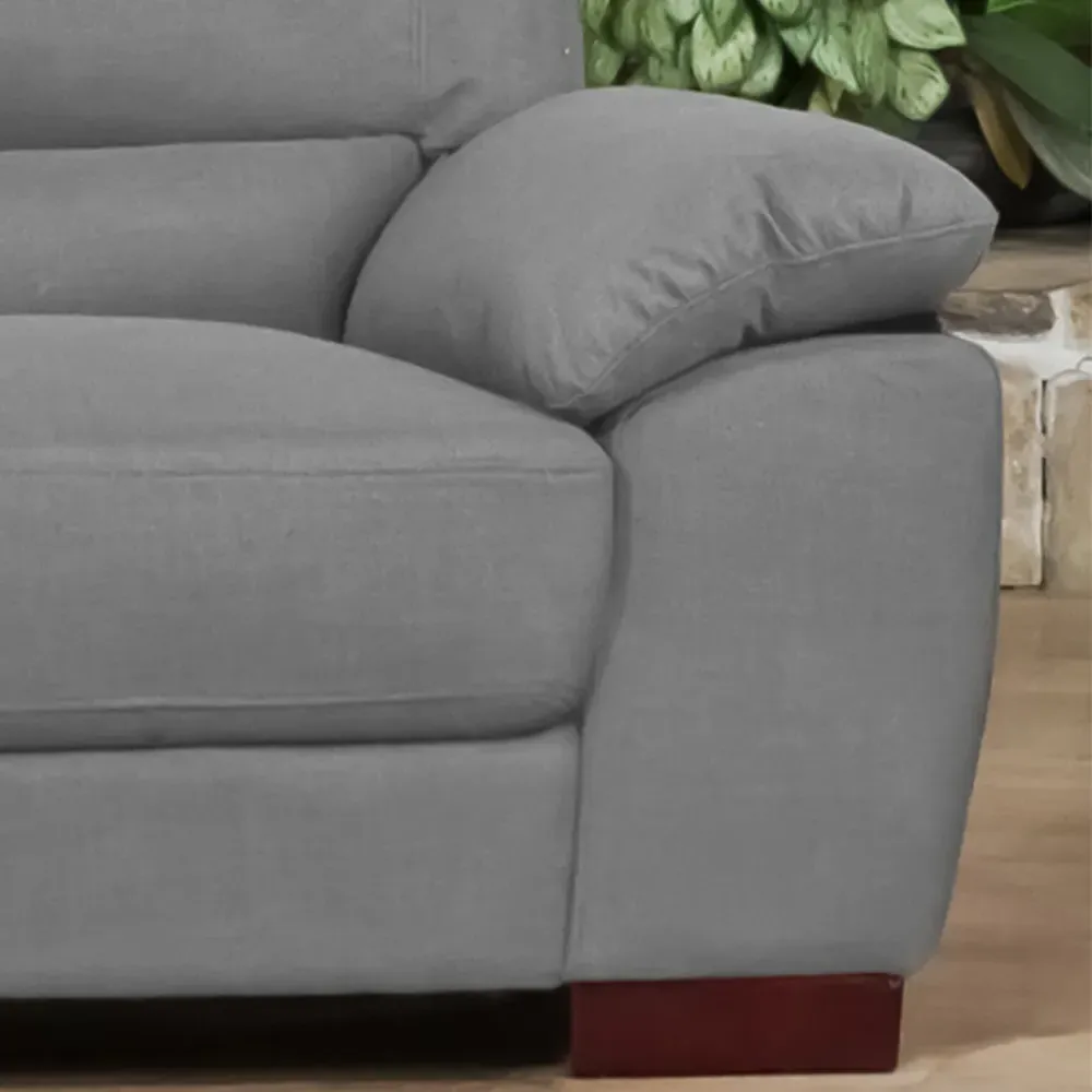 Westbrook 3-Seater Sofa - Grey, Textured Fabric