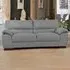 Westbrook 3-Seater Sofa - Grey, Textured Fabric