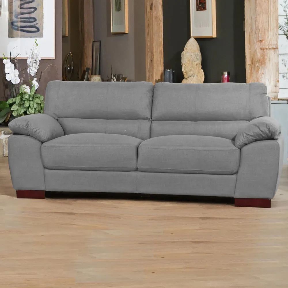 Westbrook 3-Seater Sofa - Grey, Textured Fabric