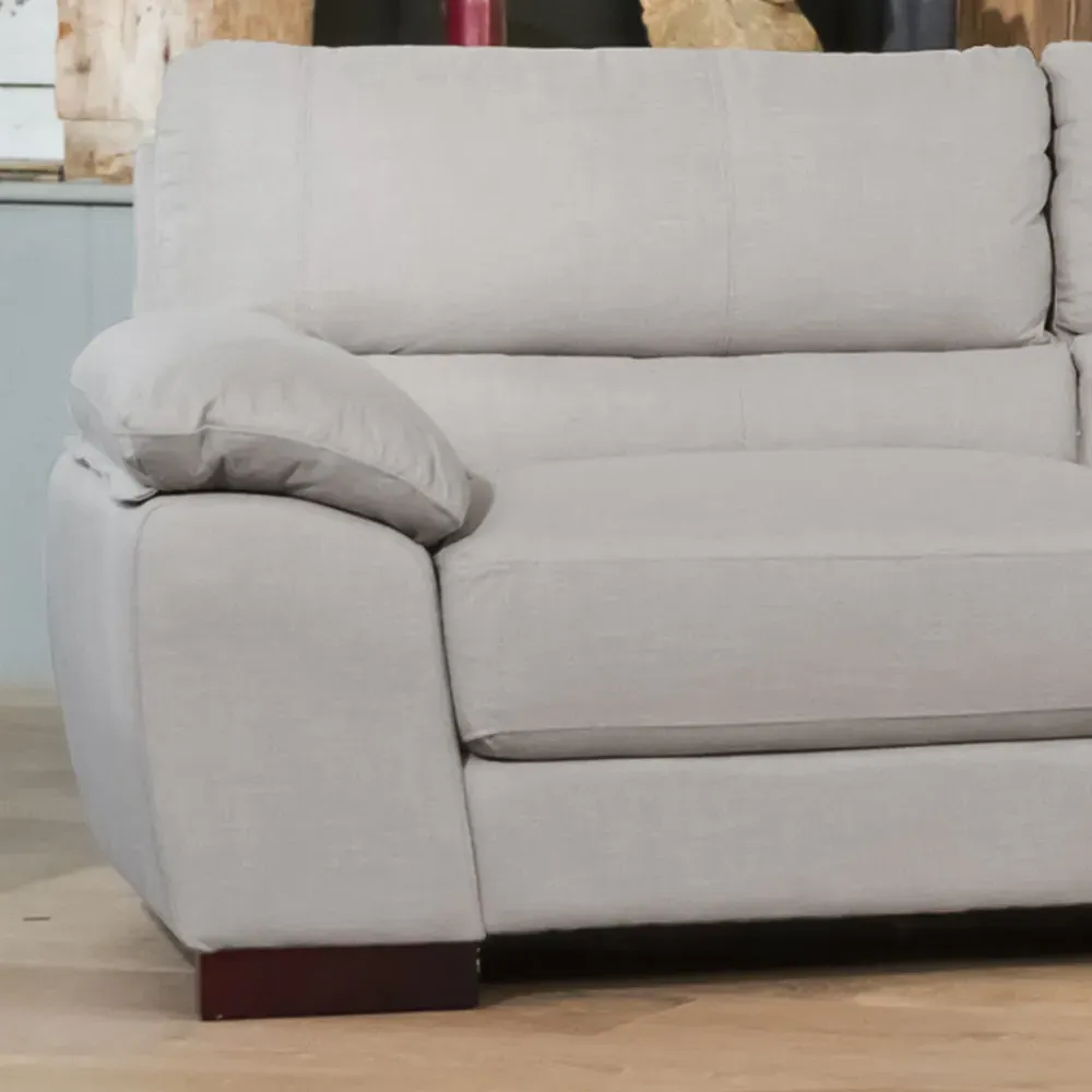 Westbrook 3-Seater Sofa - Grey, Textured Fabric