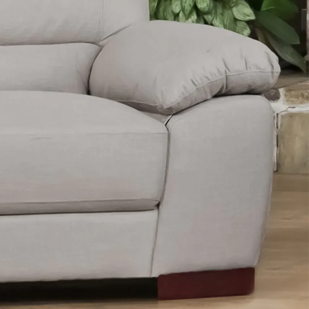 Westbrook 3-Seater Sofa - Grey, Textured Fabric