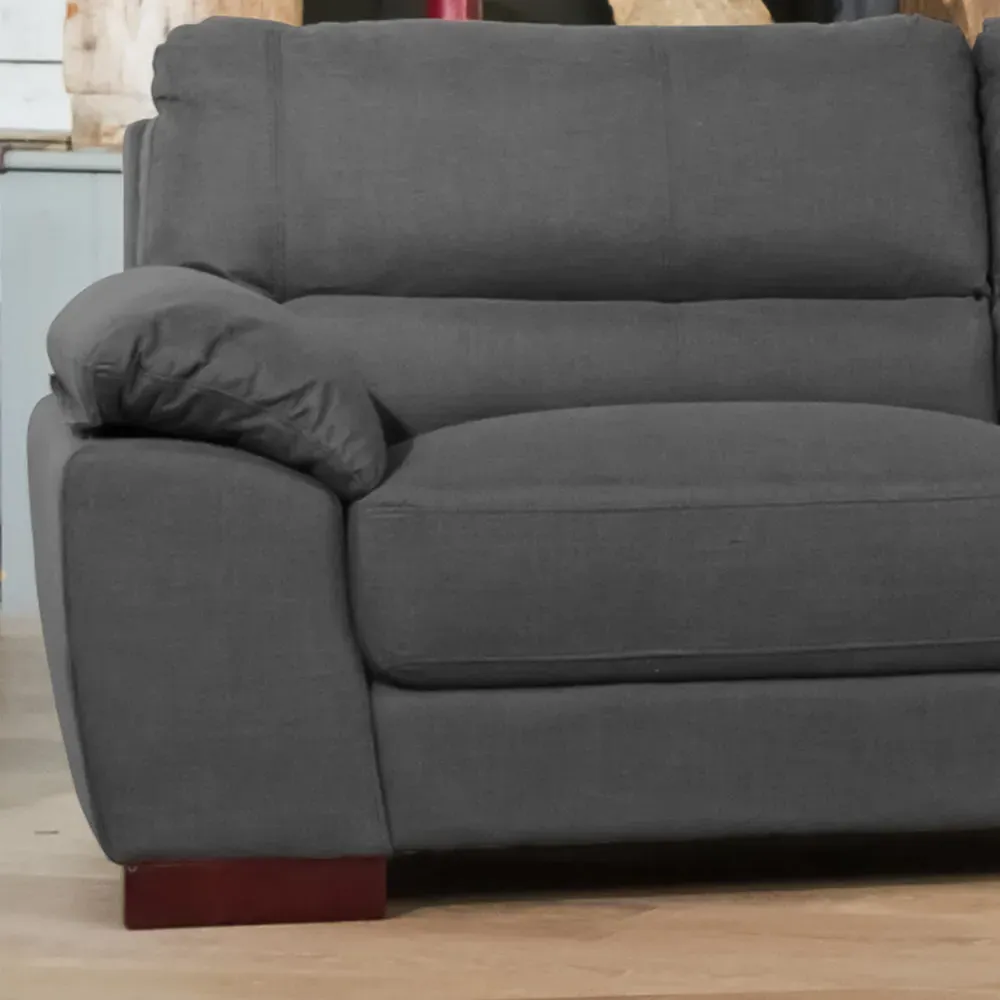 Westbrook 3-Seater Sofa - Grey, Textured Fabric