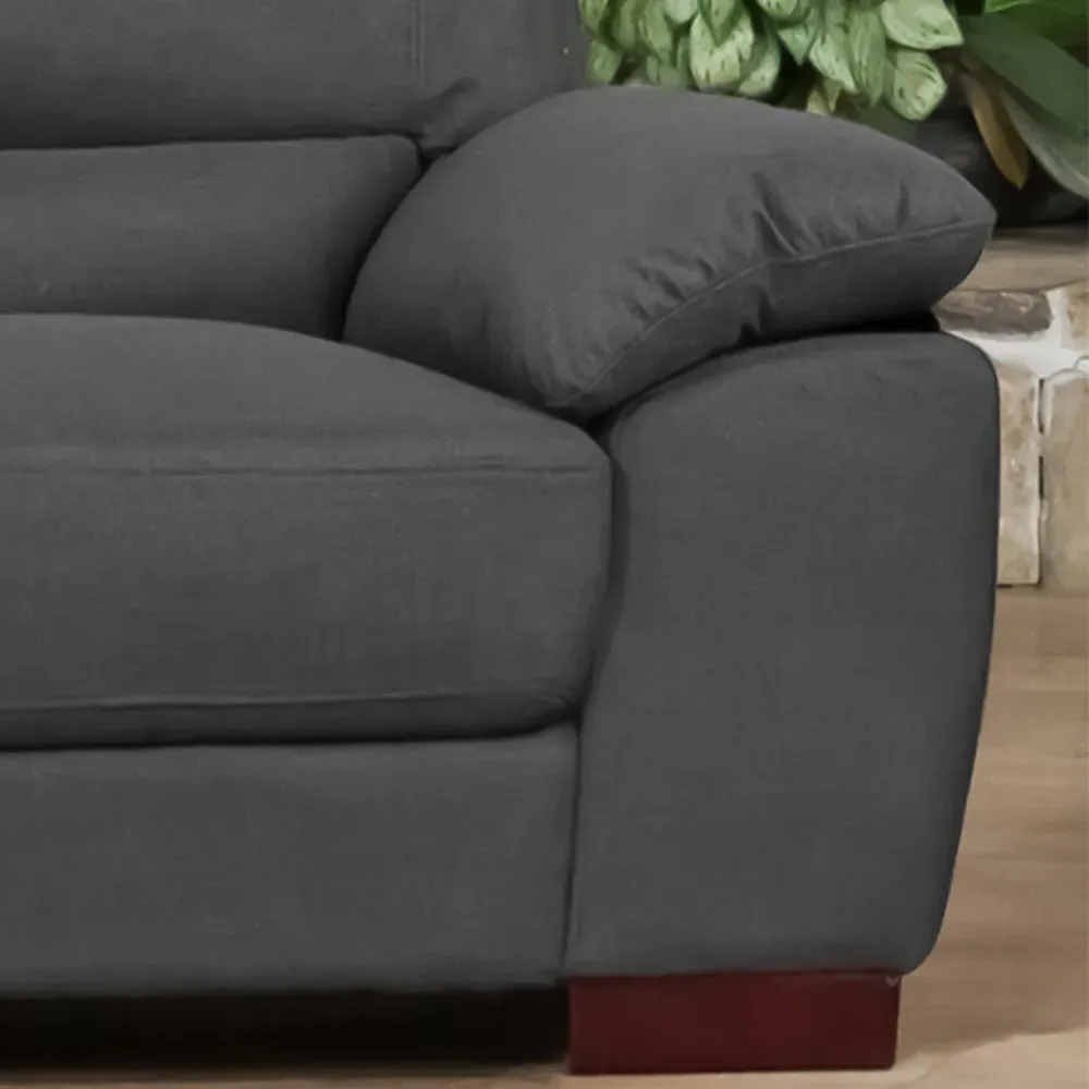 Westbrook 3-Seater Sofa - Grey, Textured Fabric