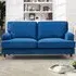 Woodbury 2-Seater Sofa - Blue, Velvet