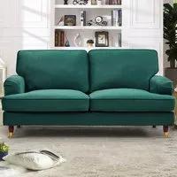 Woodbury 2-Seater Sofa - Green, Velvet