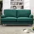 Woodbury 2-Seater Sofa - Green, Velvet