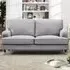 Woodbury 2-Seater Sofa - Grey, Velvet