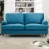 Woodbury 2-Seater Sofa - Teal, Velvet