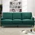 Woodbury 3-Seater Sofa - Green, Velvet