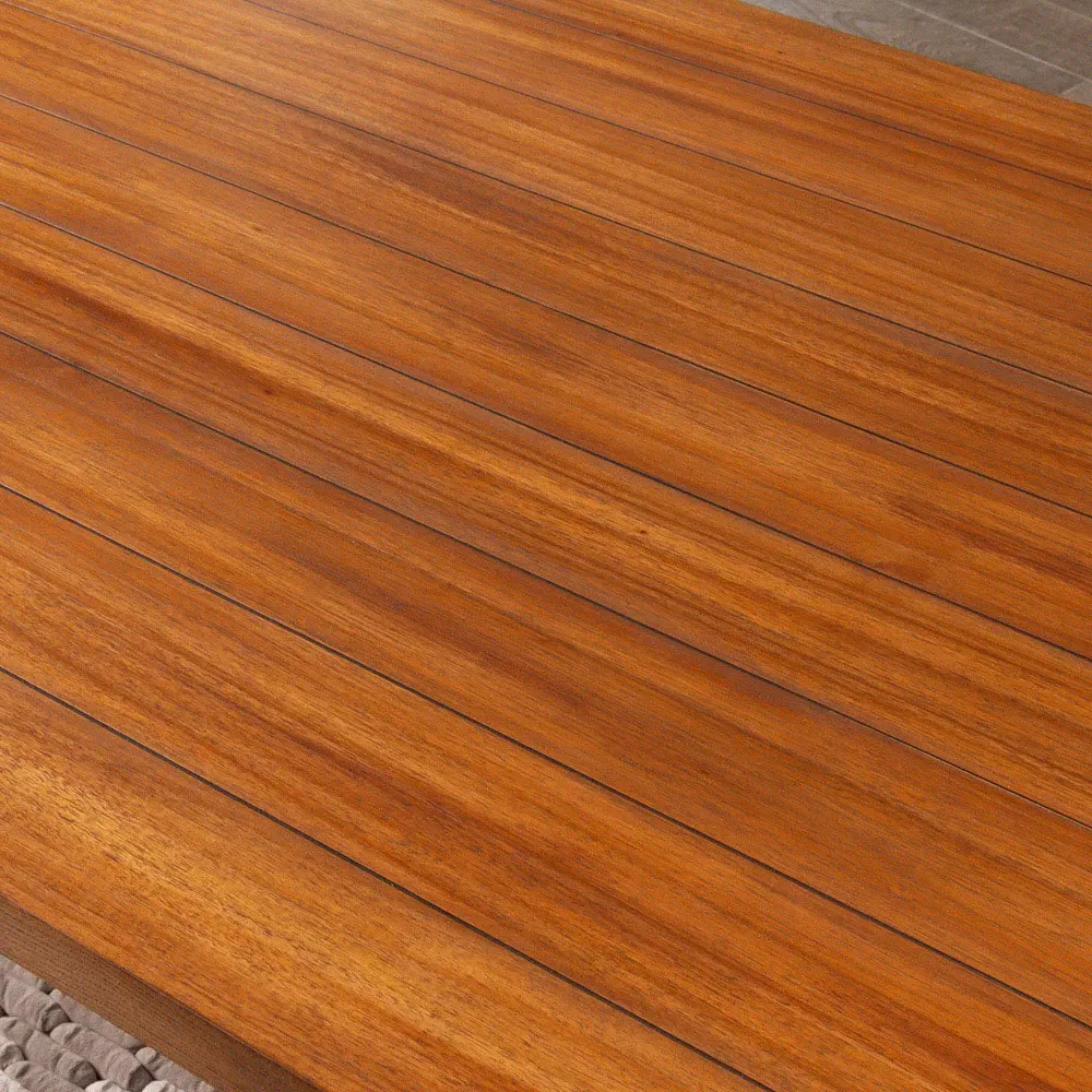 Wooden Veneer Dining Table - Brown