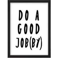 Funny Scottish Bathroom Framed Wall Art Print - White