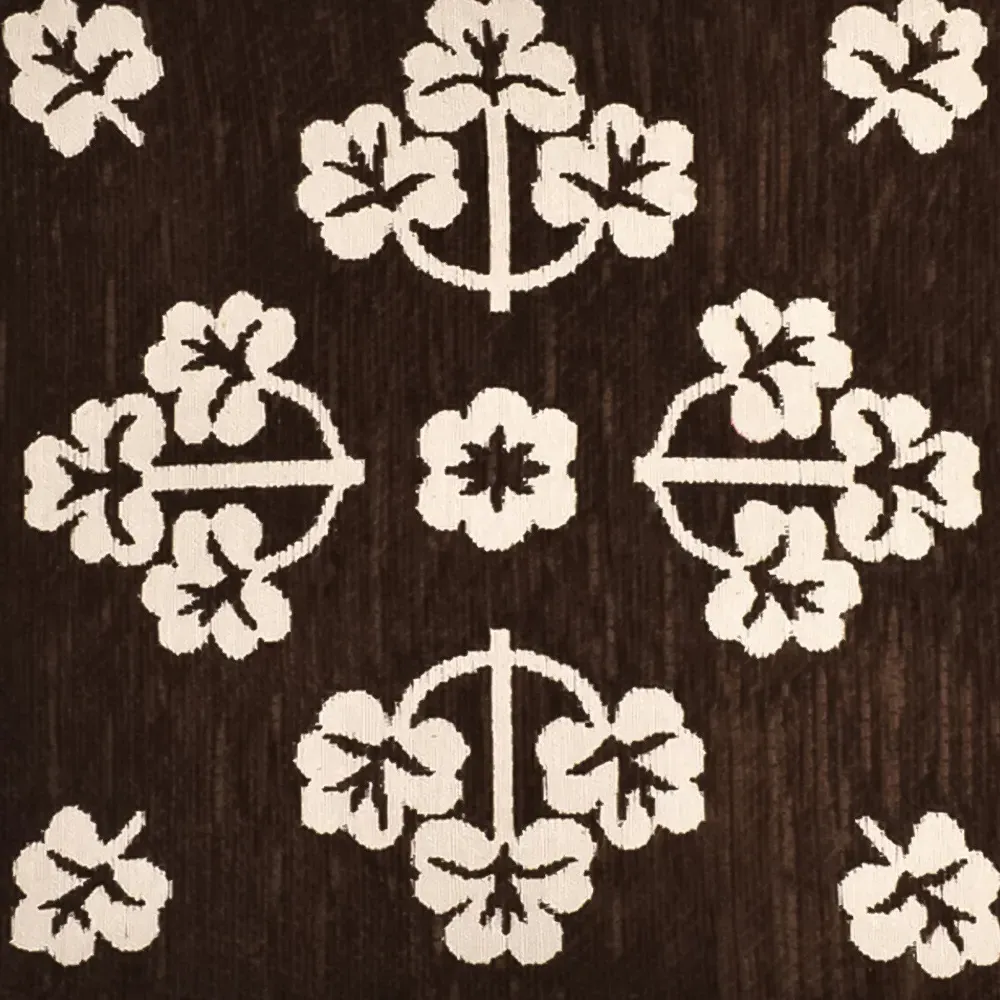 Chocolate Pattern Chenille Filled Cushion 43x43cm 2 Pack - Brown