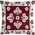 Wine Pattern Chenille Filled Cushion 43x43cm 2 Pack