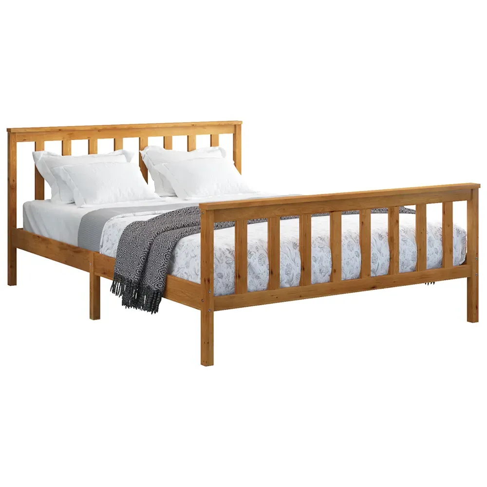 Atlantic King Size Bed Frame - Natural