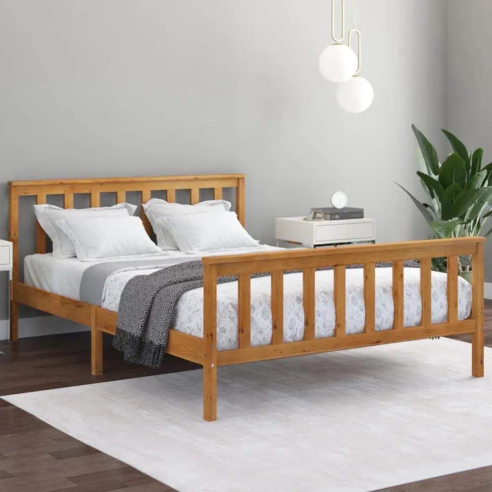 Atlantic King Size Bed Frame - Natural