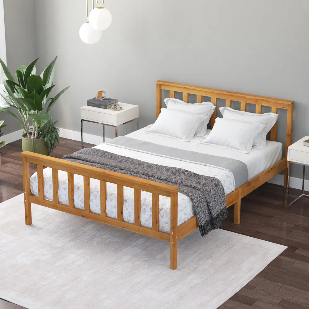Atlantic Small Double Bed Frame - Natural