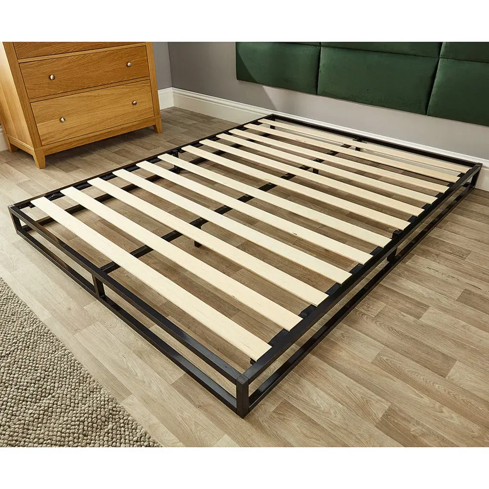Aspire Double Loft Metal Bed Frame - Black