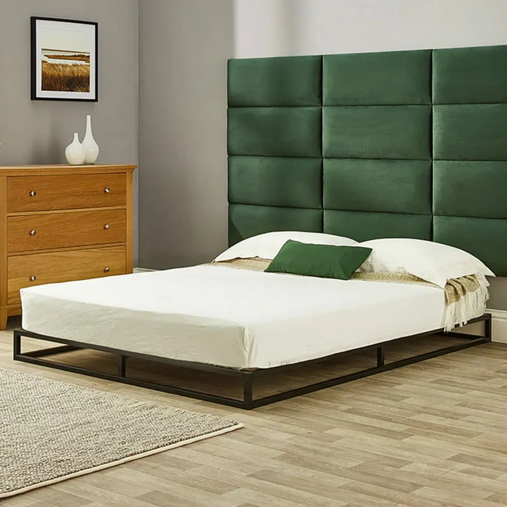 Aspire Double Loft Metal Bed Frame - Black