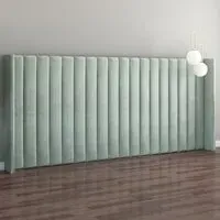 Aspire Furniture Grandeur Wing Headboard - Green, Velvet