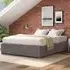 Aspire Furniture King Size Platform Ottoman Bed - Steel