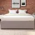 Aspire Furniture Single Eire Linen Platform Ottoman Bed - Grey