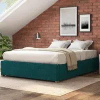 Aspire Furniture Super King Platform Ottoman Bed - Green