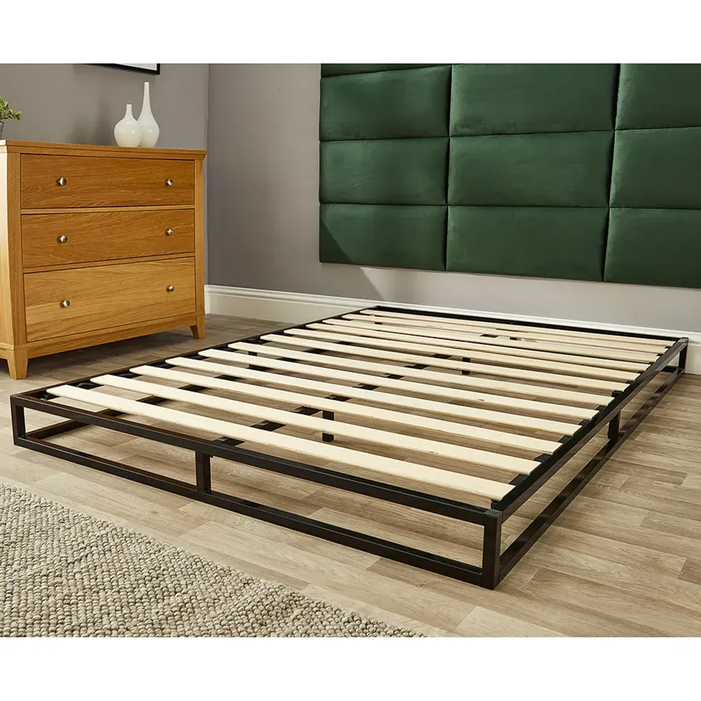 Aspire Single Loft Metal Bed Frame - Black