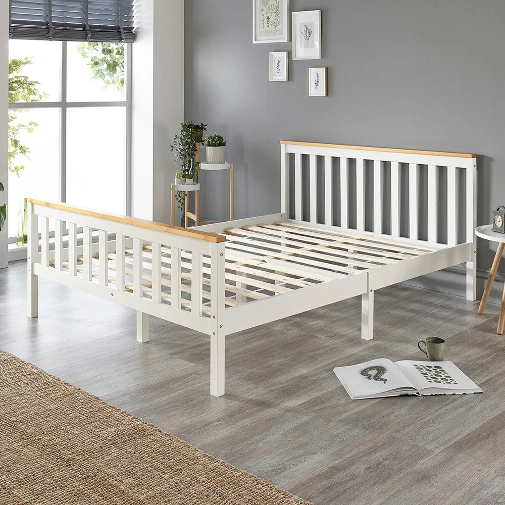 Atlantic Single Bed Frame - White
